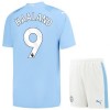 Original Trikotsatz Manchester City 2023-24 Haaland 9 Heimtrikot Für Kinder